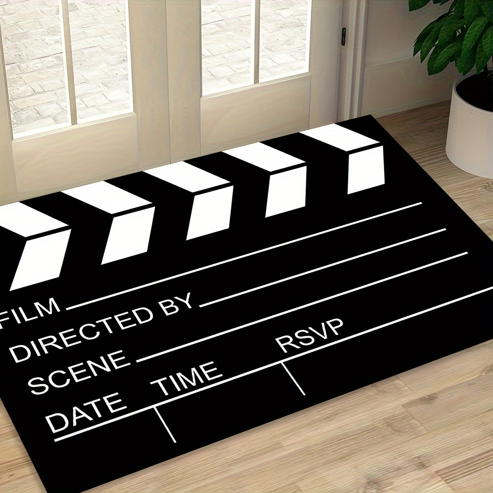 Home Cinema Hall - سجادة إبداعية على شكل لوحة إشارة