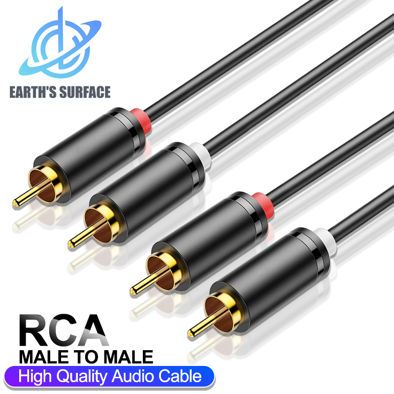 Home Cinema Hall - HIFI ستيريو كابل RCA 2RCA إلى