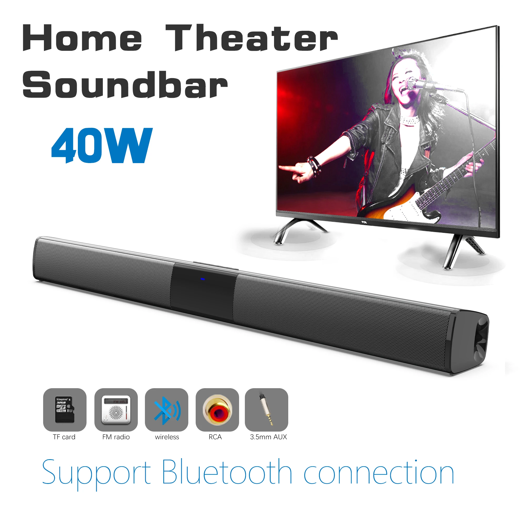 Home Cinema Speaker System - 40 واط عالية الطاقة مكبرات الصوت
