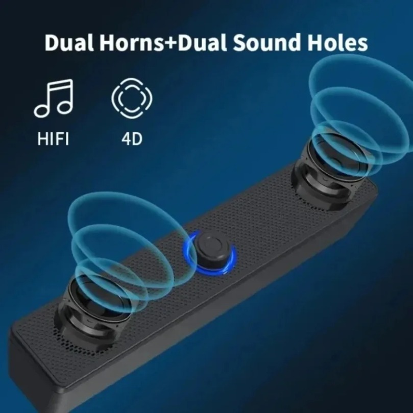 Home Cinema Speaker System - مكبر صوت لاسلكي بتقنية البلوتوث وسلكي