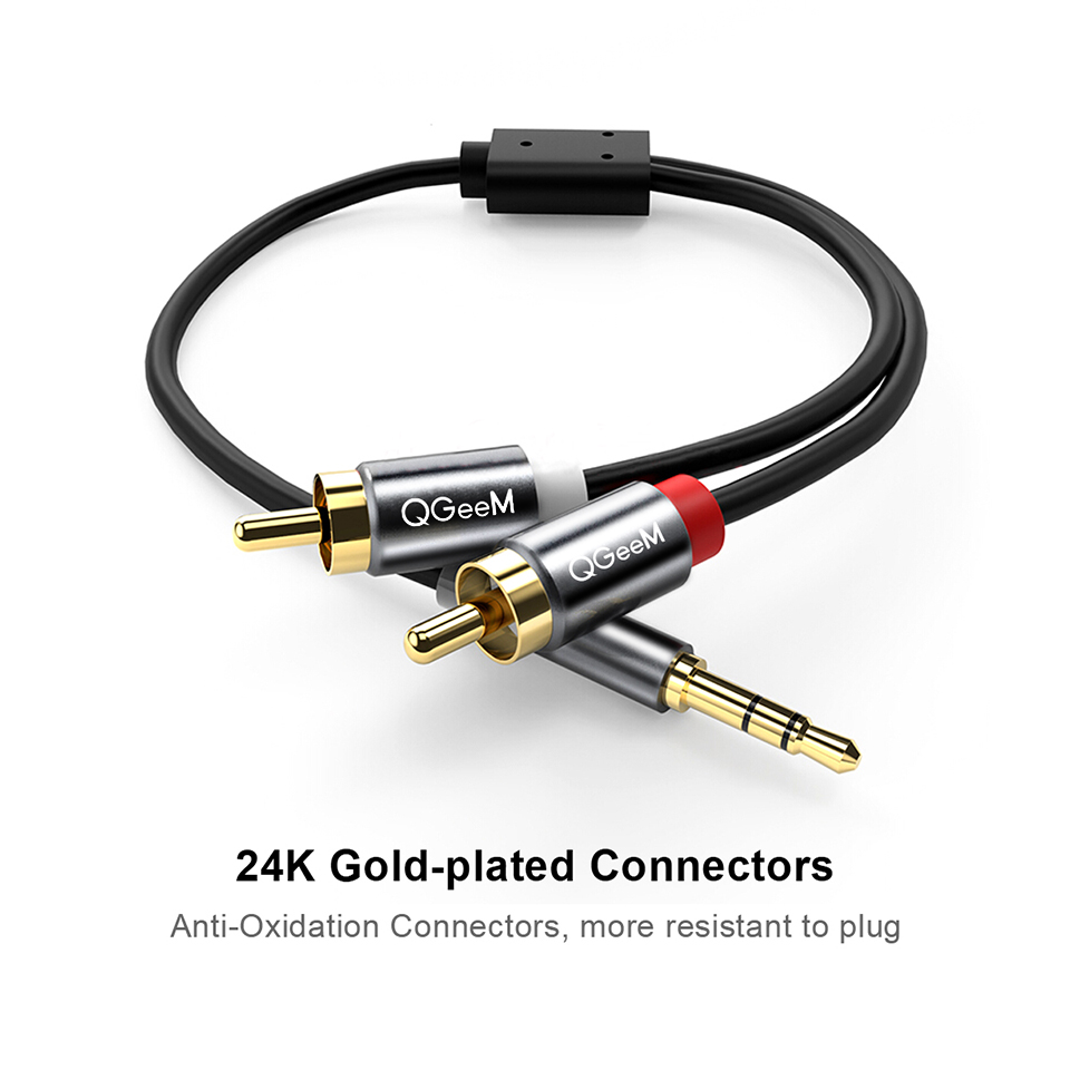 QGeeM RCA كابل 2RCA إلى 3.5 ال - مراجعة Home Cinema Choice وسعره