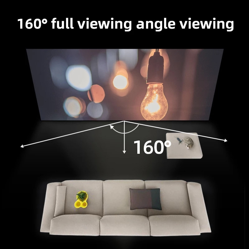 شاشة عرض ZHNUWIE شبكة بيضاء مض - مراجعة Projector Screen 100 Inch وسعره