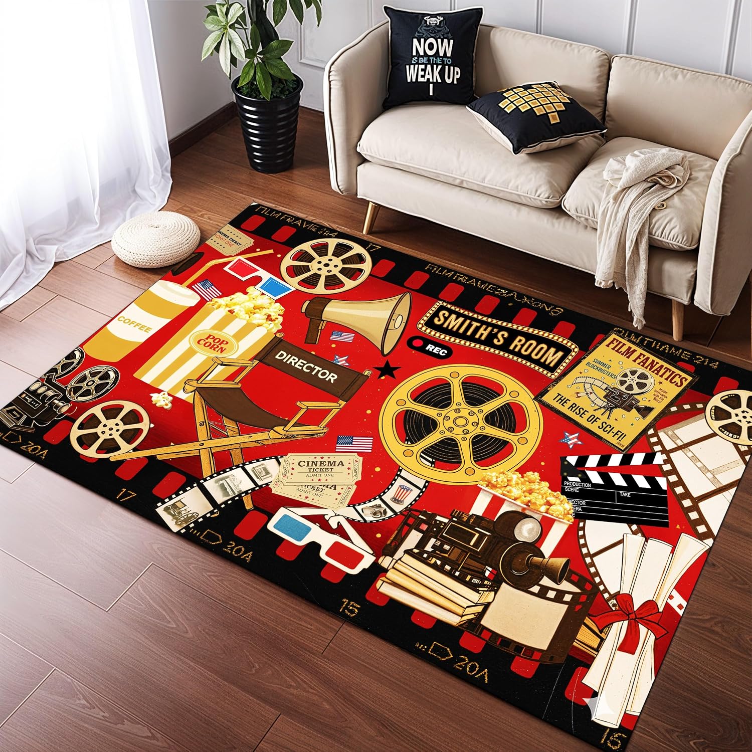 سجادة مخصصة بتصميم السينما، بس - مراجعة Home Cinema Flooring وسعره