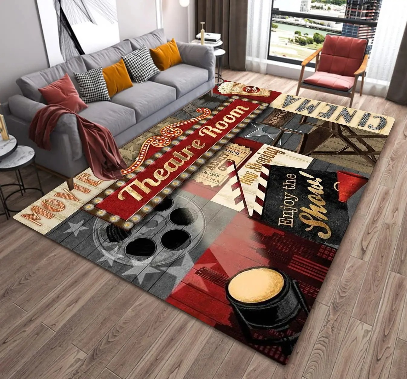 حصيرة باب عتيقة ناعمة مضادة لل - مراجعة Home Cinema Flooring وسعره