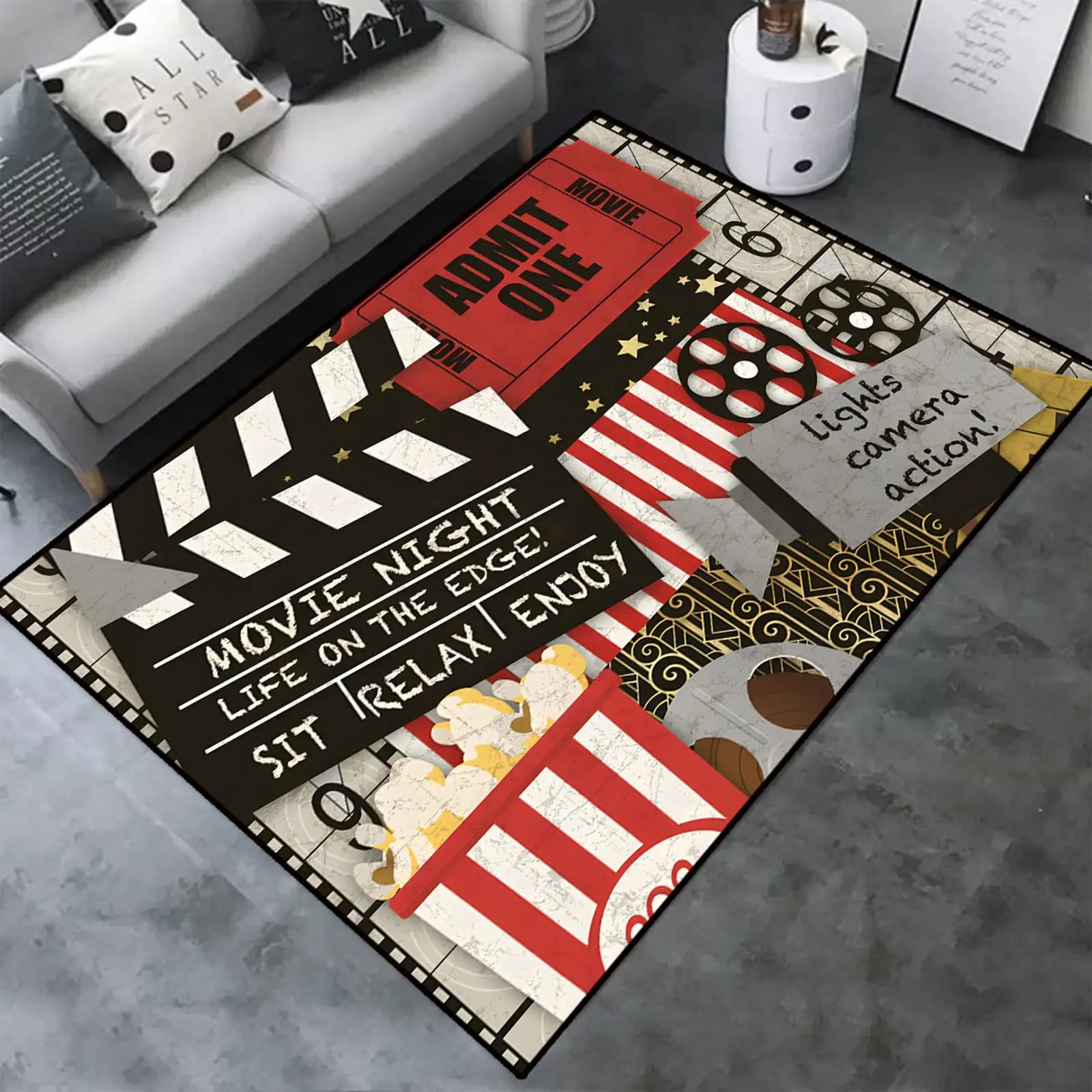 حصيرة باب عتيقة ناعمة مضادة لل - مراجعة Home Cinema Flooring وسعره