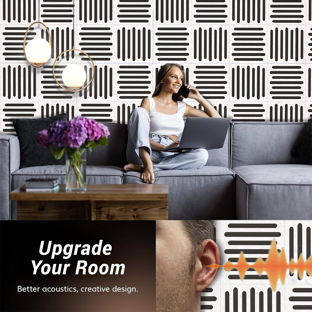 ألواح حائط مثقوبة عازلة للصوت، - مراجعة Home Cinema Flooring وسعره