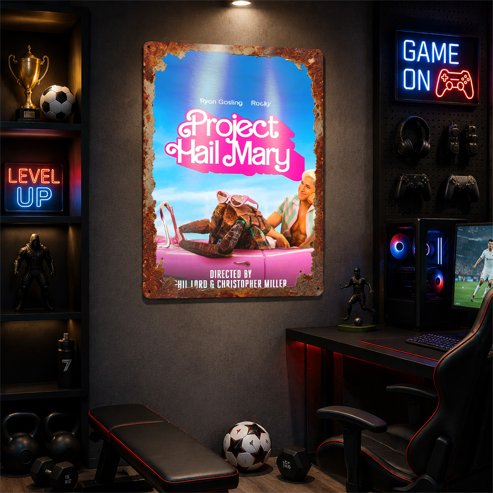 لوحة معدنية عتيقة مخصصة بتصميم - مراجعة Home Cinema Movies وسعره