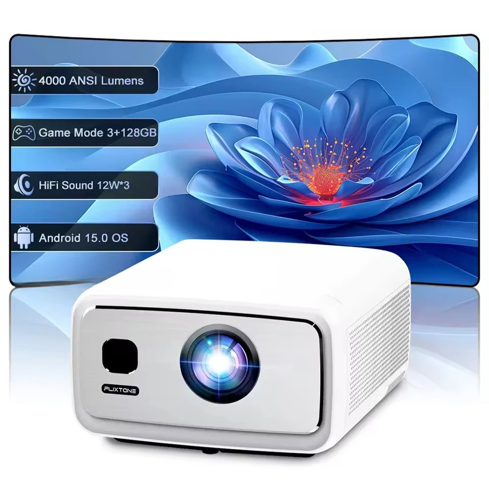 جهاز عرض FlixTone D10S بدقة 40 - مراجعة Home Cinema Movies وسعره