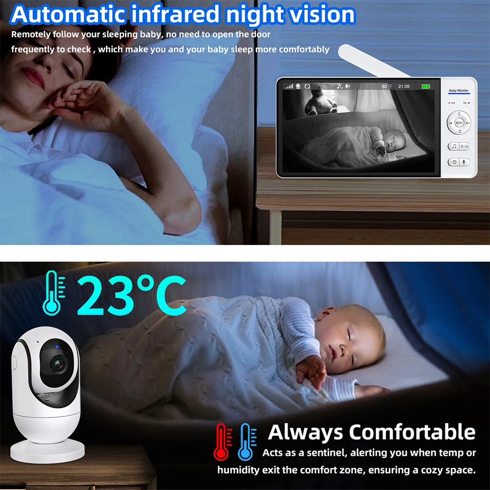 لا واي فاي 7 بوصة مراقبة الطفل - مراجعة Home Cinema Wireless وسعره