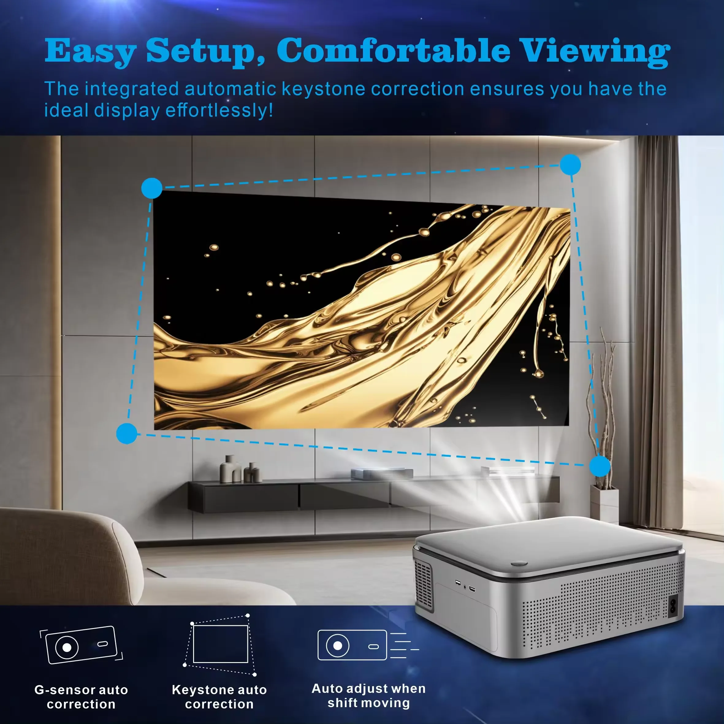 جهاز عرض جديد بدقة HD 1080P طر - مراجعة Home Cinema Movies وسعره
