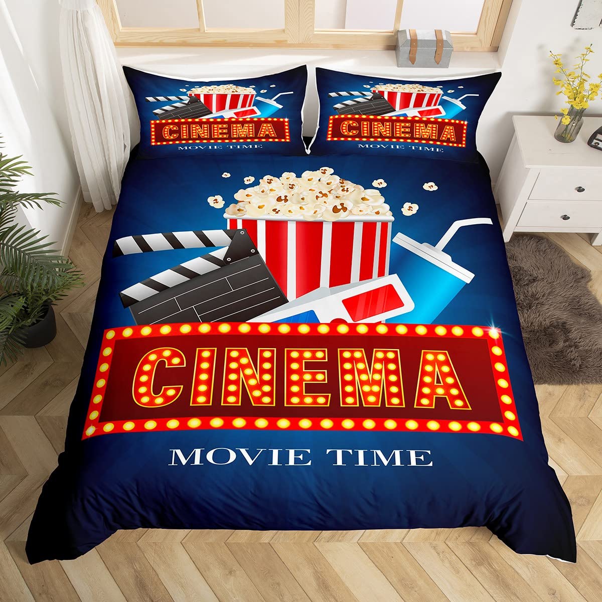 غطاء لحاف بتصميم تذكرة سينما ع - مراجعة Home Cinema Tickets وسعره