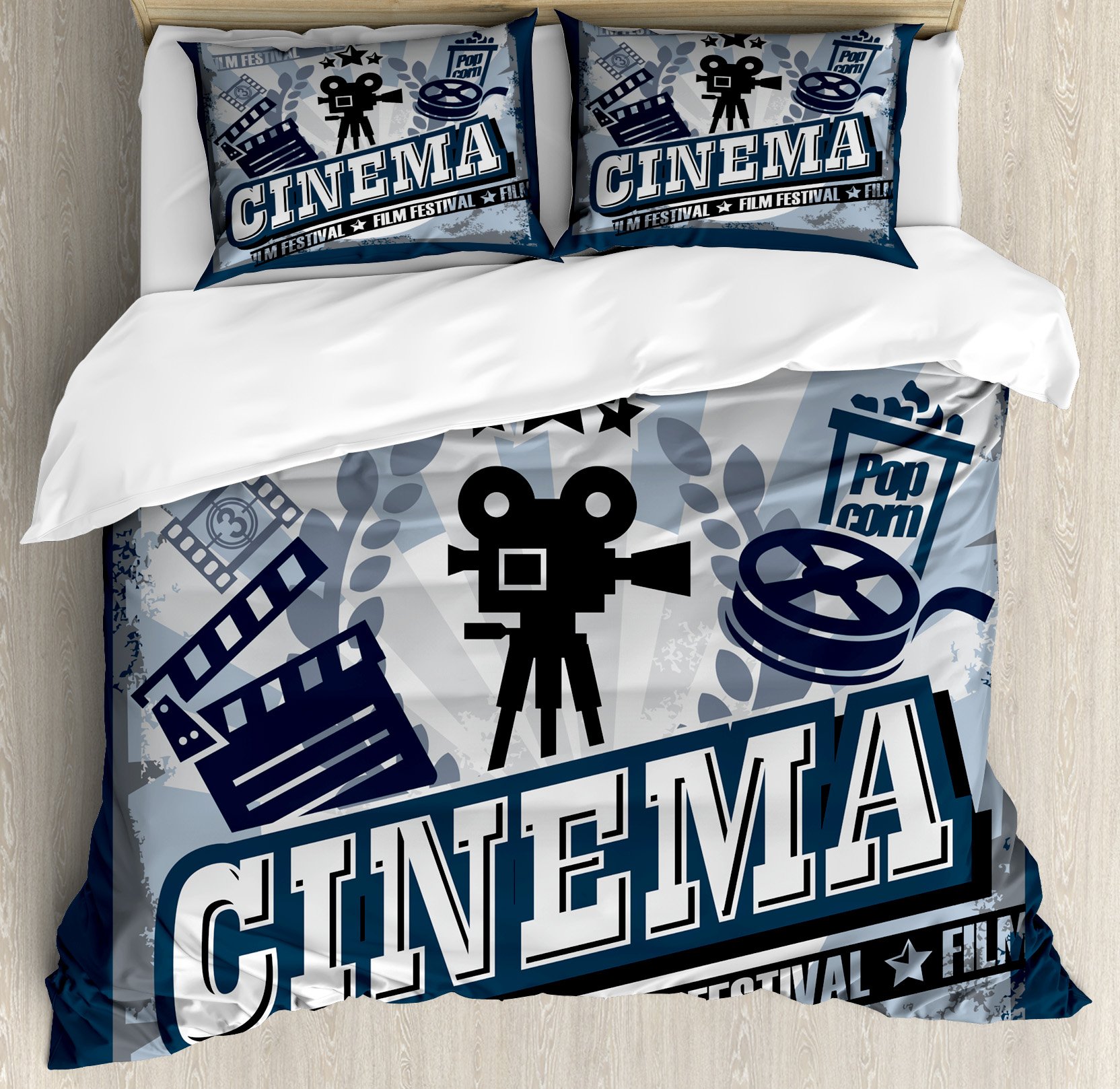 غطاء لحاف بتصميم تذكرة سينما ع - مراجعة Home Cinema Tickets وسعره