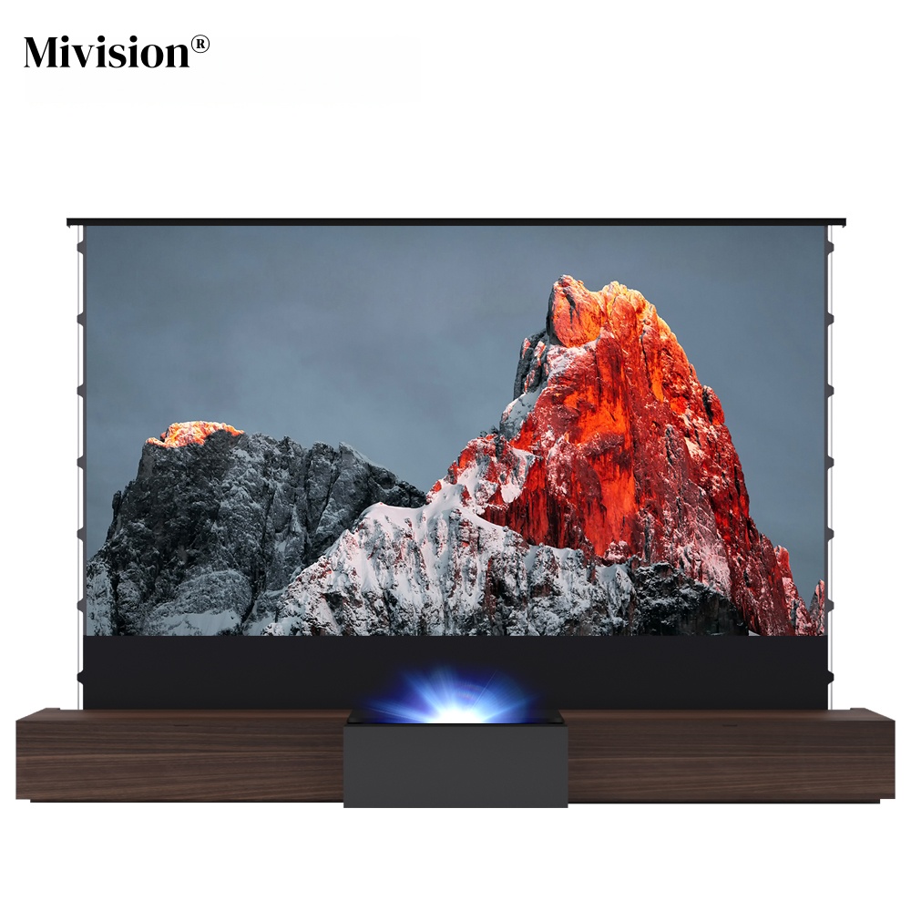 شاشة عرض كهربائية ذكية مقاس 10 - مراجعة Projector Screen 100 Inch وسعره