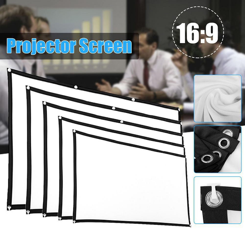 شاشة عرض محمولة عالية الكثافة  - مراجعة Projector Screen 100 Inch وسعره