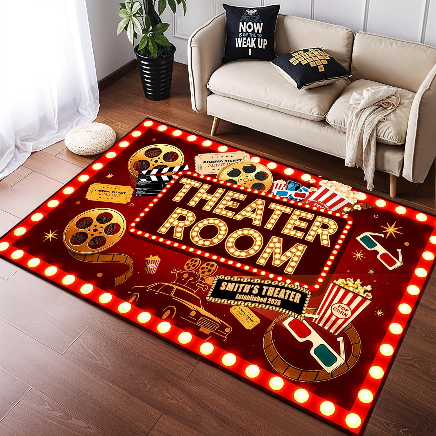 سجادة ليلة الأفلام لتزيين المس - مراجعة Home Cinema Flooring وسعره