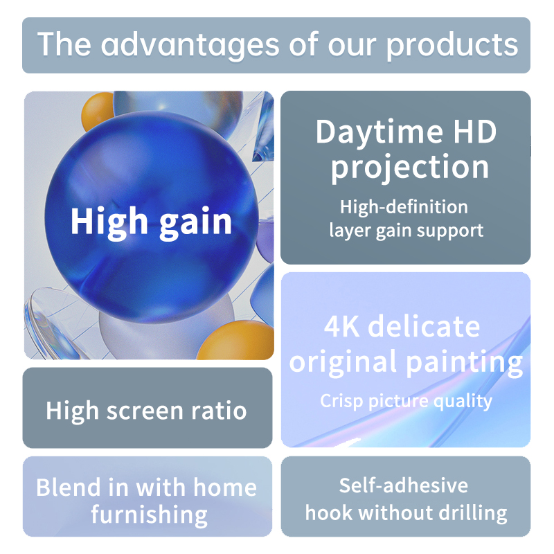 شاشة عرض عاكسة لجميع أجهزة الع - مراجعة Projector Screen 100 Inch وسعره
