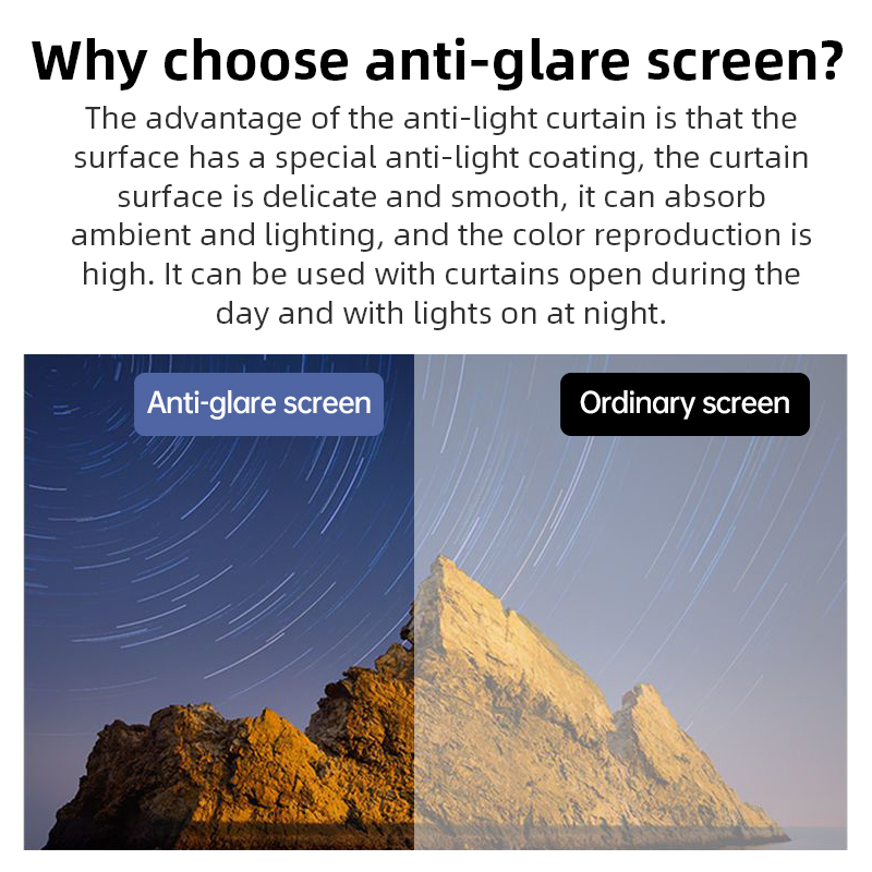 شاشة عرض عاكسة لجميع أجهزة الع - مراجعة Projector Screen 100 Inch وسعره