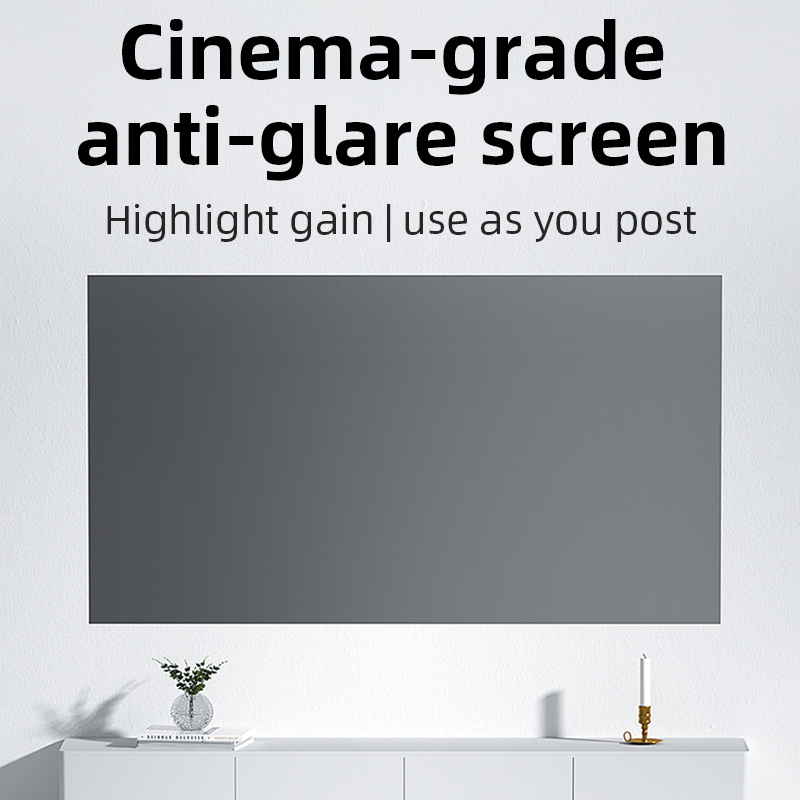 شاشة عرض عاكسة لجميع أجهزة الع - مراجعة Projector Screen 100 Inch وسعره
