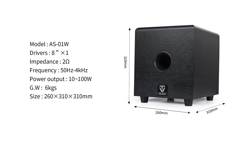 نظام صوتي منزلي لاسلكي Tonewin - مراجعة Home Cinema Speaker System وسعره