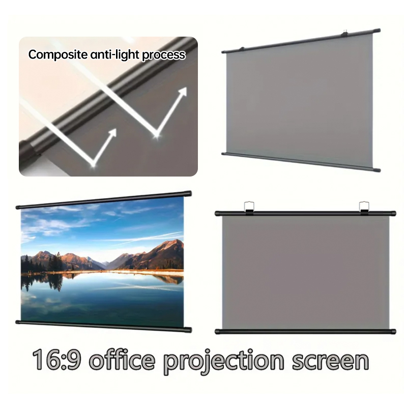 شاشة عرض بروجكتور 150 بوصة بنس - مراجعة Projector Screen 100 Inch وسعره