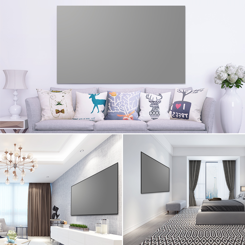 شاشة عرض Salange، شاشة عرض قما - مراجعة Projector Screen 100 Inch وسعره