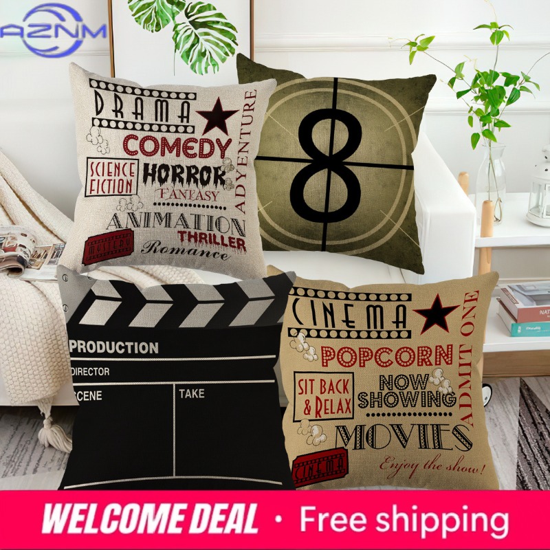 غطاء وسادة مطبوع عليه تذكار تذ - مراجعة Home Cinema Tickets وسعره