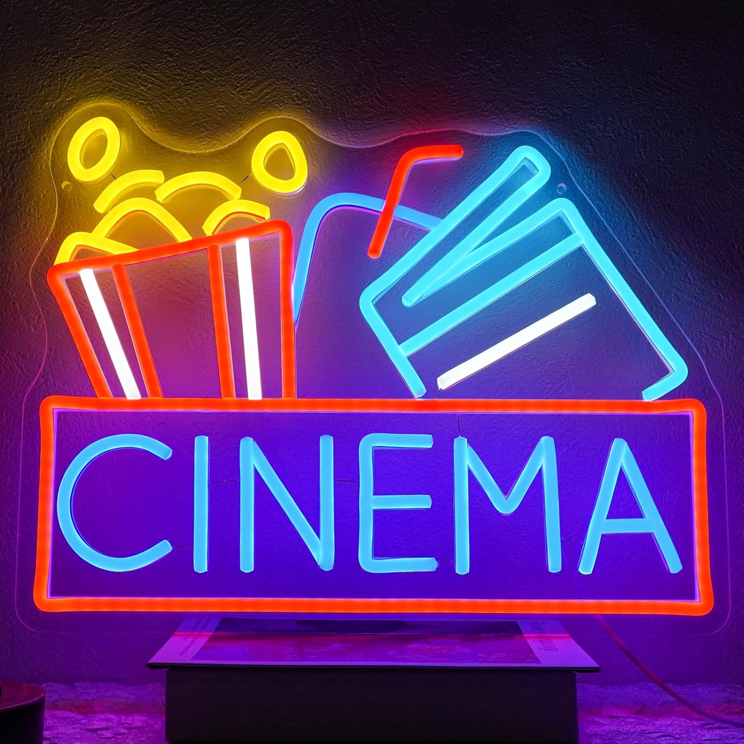 سينما النيون USB بالطاقة LED ع - مراجعة Home Cinema Movies وسعره