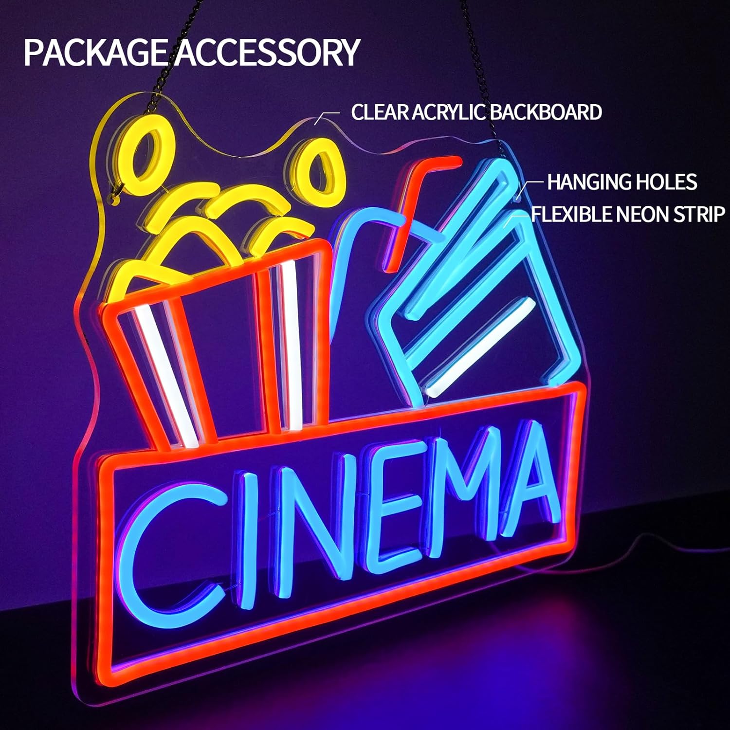 سينما النيون USB بالطاقة LED ع - مراجعة Home Cinema Movies وسعره